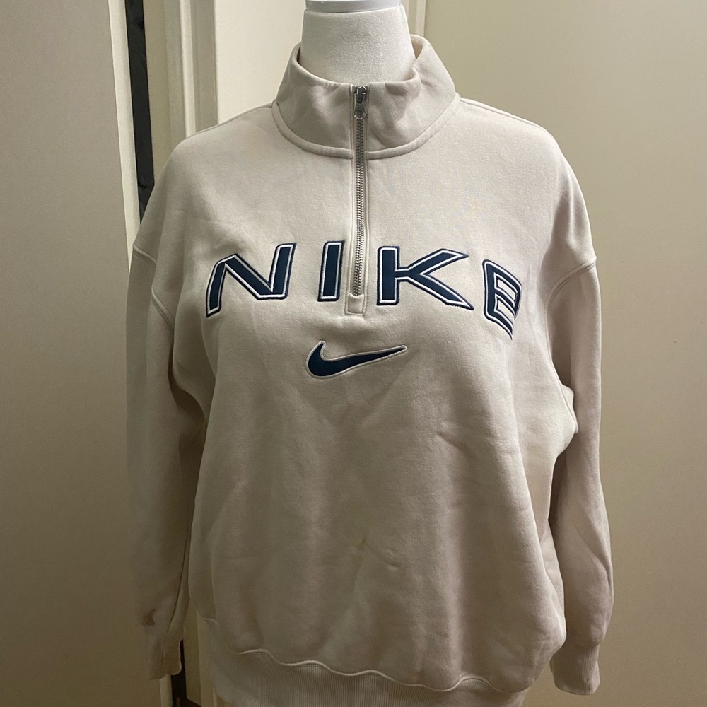 Nike Cream Pullover Sweatshirt